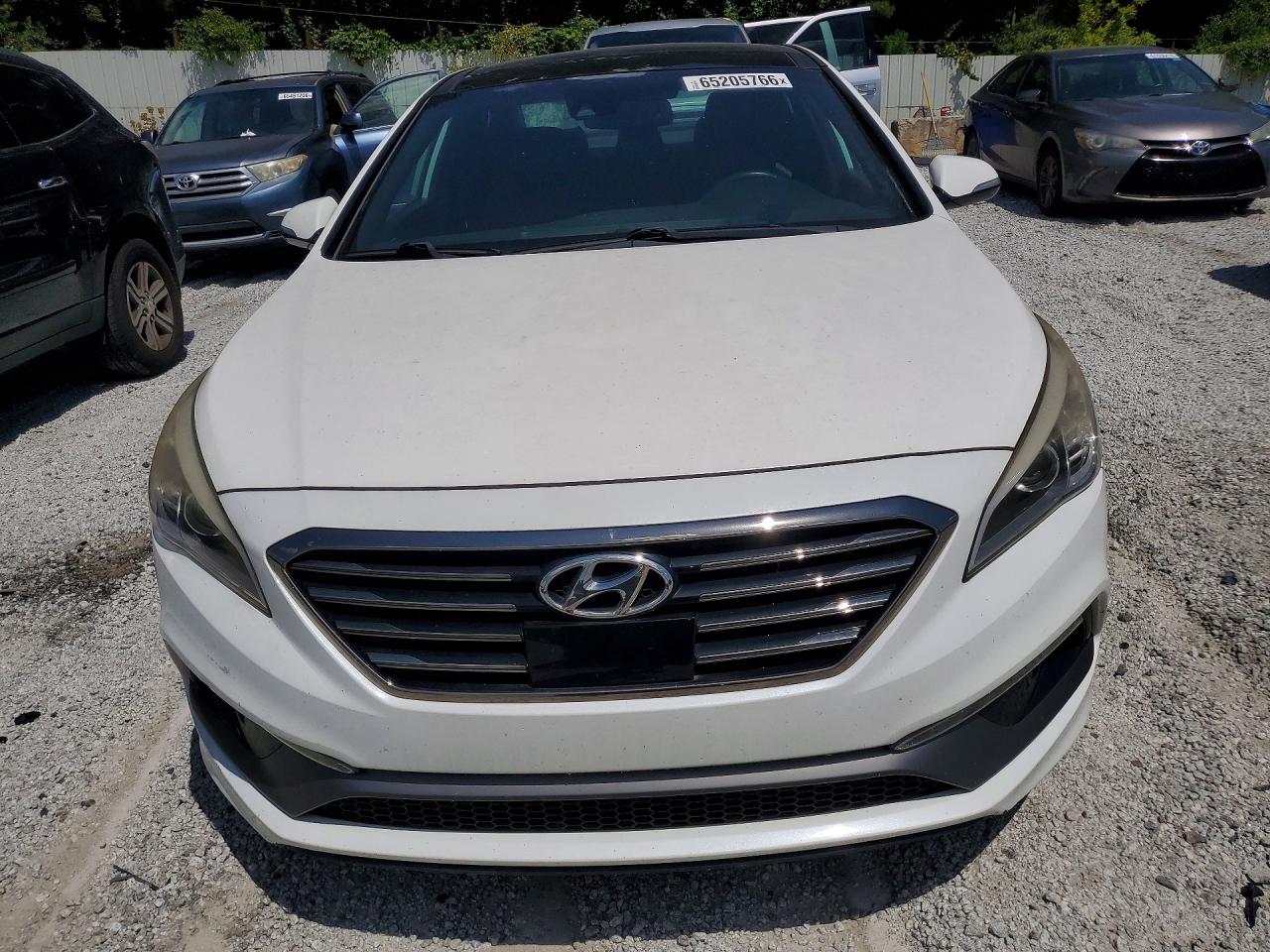 2015 Hyundai Sonata Limited 2.0t White vin: 5NPE34AB6FH163221