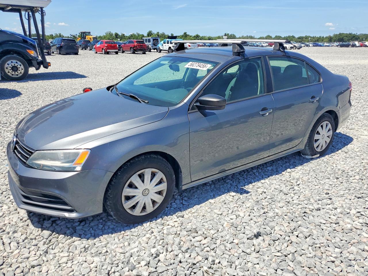 2016 Volkswagen Jetta S Серый vin: 3VW267AJ4GM219975