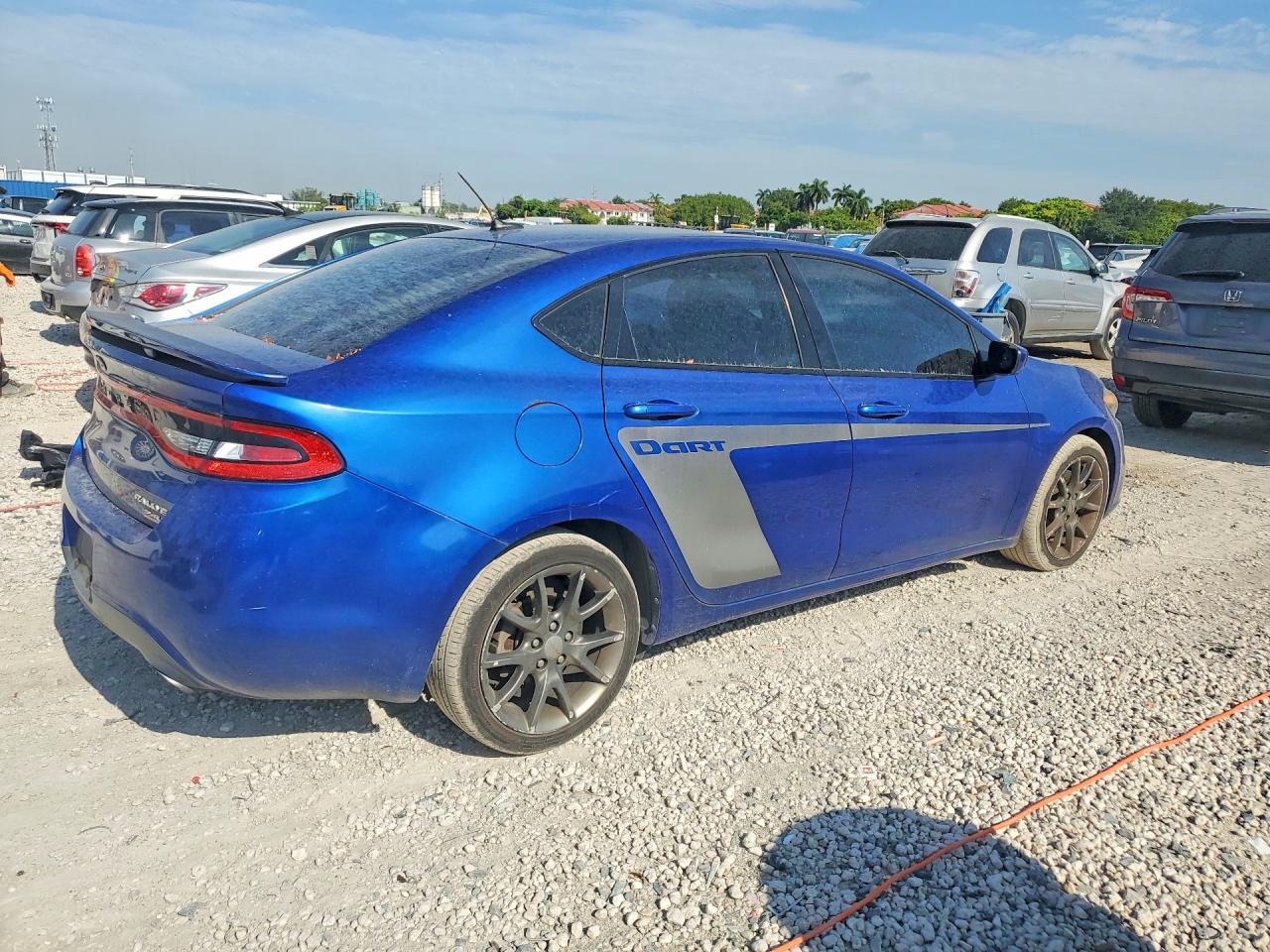 2014 Dodge Dart Sxt Blue vin: 1C3CDFBB8ED673125