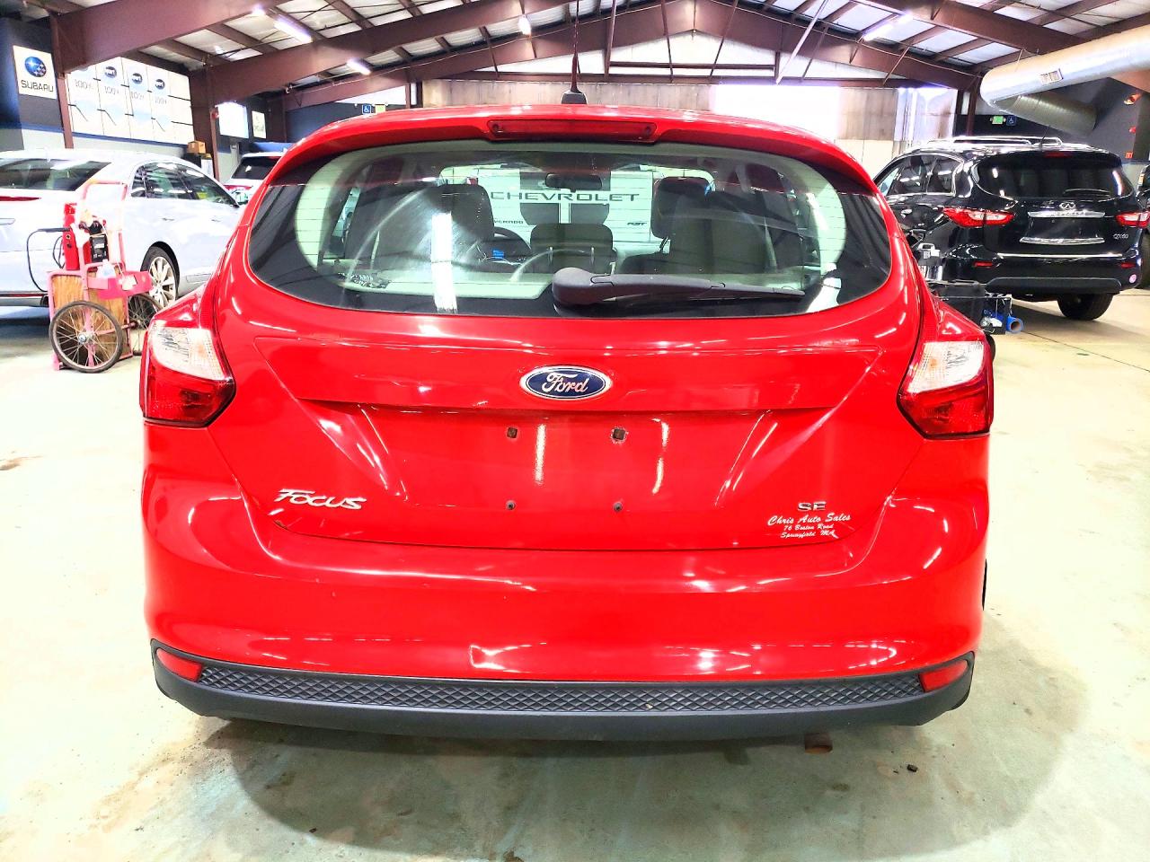 2012 Ford Focus Se Red vin: 1FAHP3K26CL149388