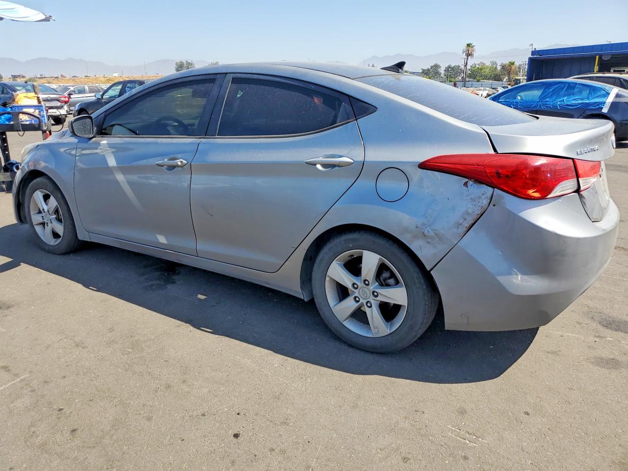 2012 Hyundai Elantra Gls Silver vin: KMHDH4AE5CU307197