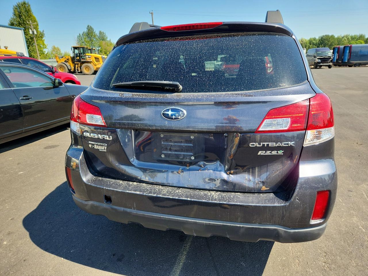2012 Subaru Outback 2.5i Premium Черный vin: 4S4BRBGC6C3273761