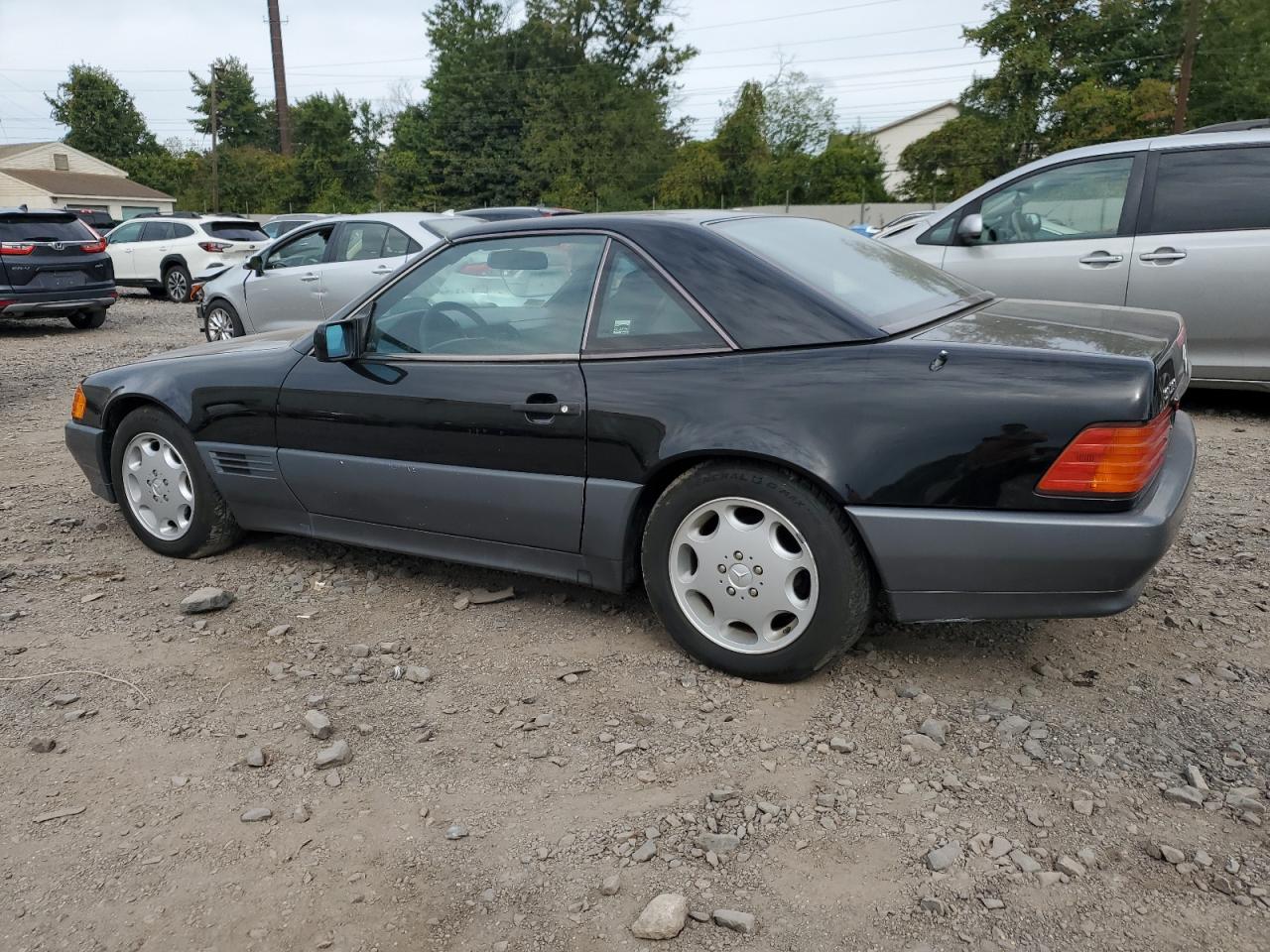 1994 Mercedes-benz Sl 500 Black vin: WDBFA67E1RF102542