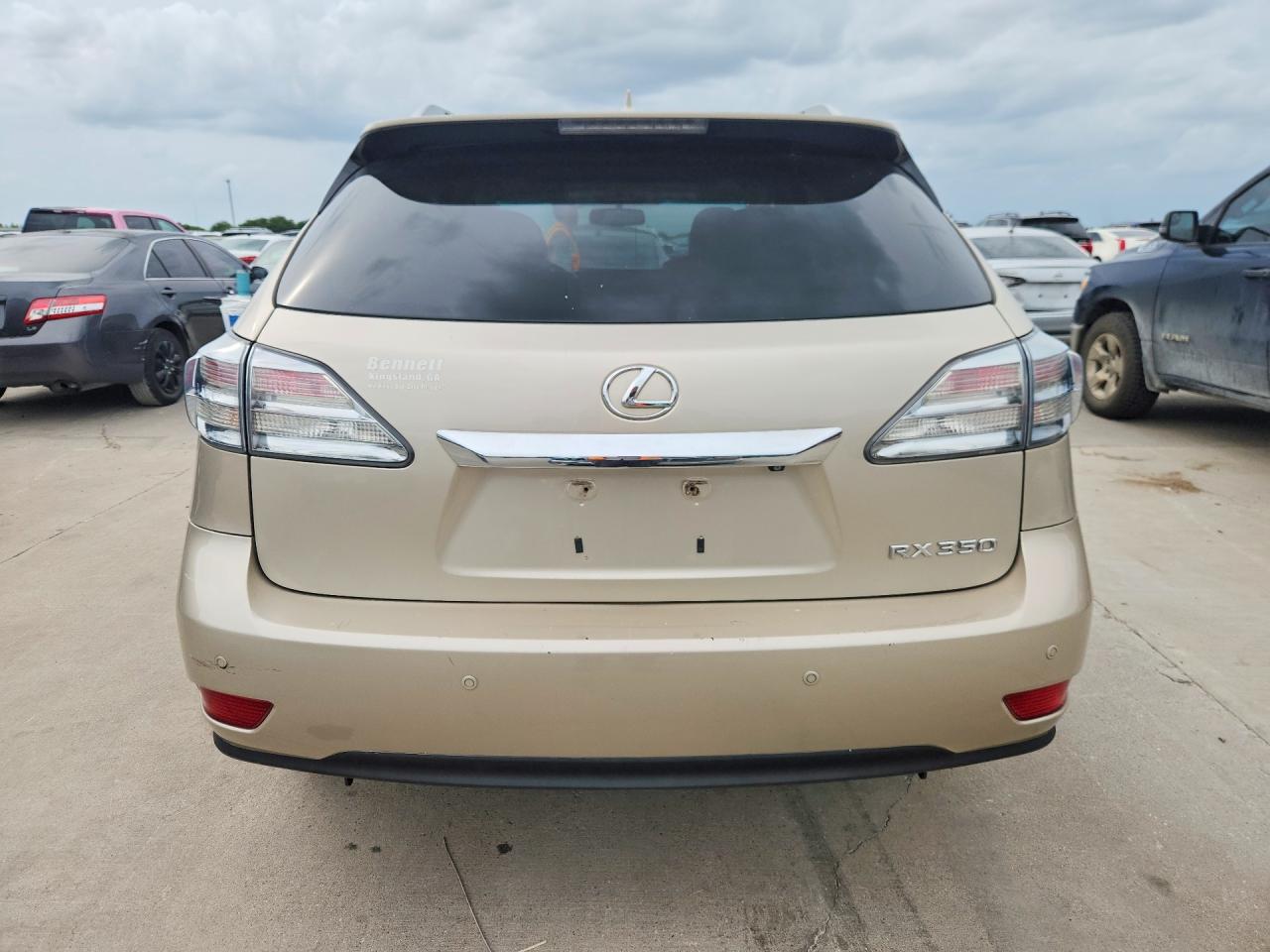 2012 Lexus Rx 350 Gold vin: 2T2BK1BA7CC150014