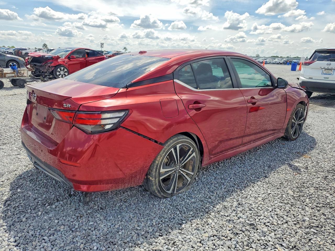 2021 Nissan Sentra Sr Red vin: 3N1AB8DV9MY307880