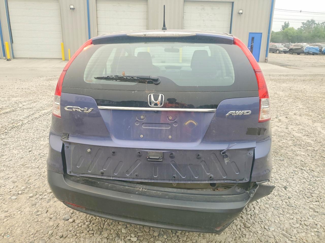 2013 Honda Cr-v Lx Blue vin: 5J6RM4H37DL012713