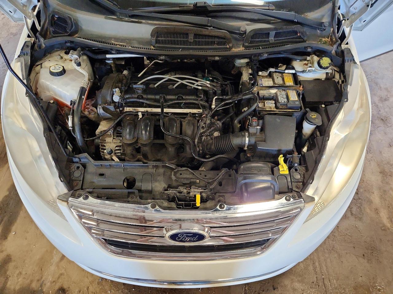 2013 Ford Fiesta Se White vin: 3FADP4BJ6DM224991