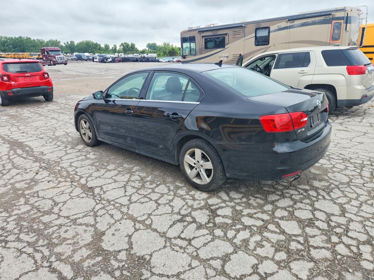 2013 Volkswagen Jetta Tdi Black vin: 3VWLL7AJ5DM246076