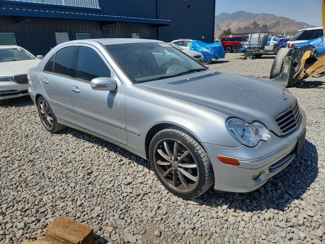 2005 Mercedes-benz C 240 Silver vin: WDBRF61J75F580768