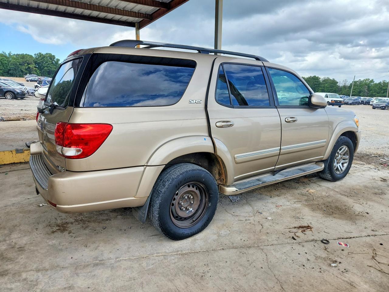 2007 Toyota Sequoia Sr5 Tan vin: 5TDZT34A67S292022
