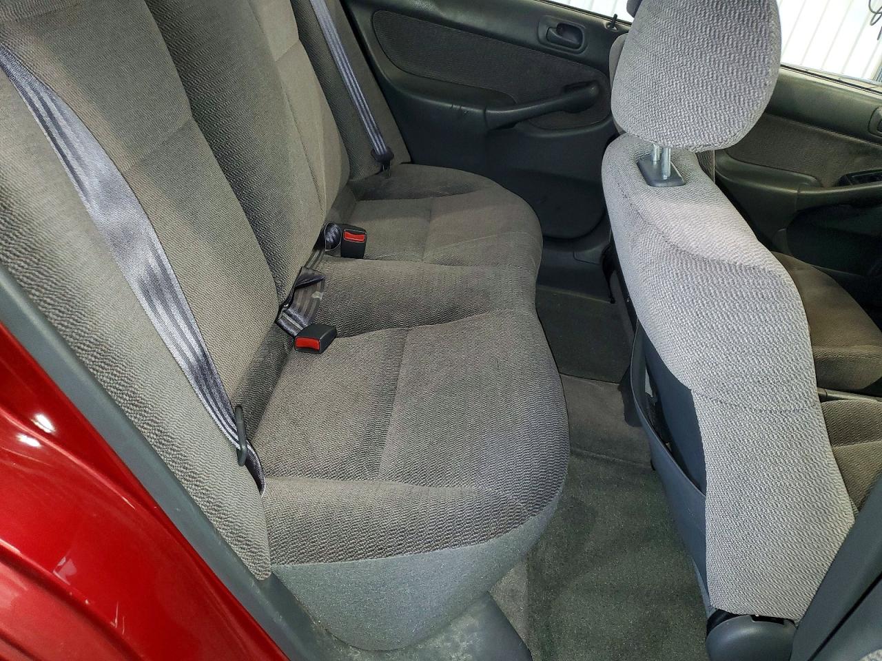 1998 Honda Civic Lx Red vin: 1HGEJ6672WL056332