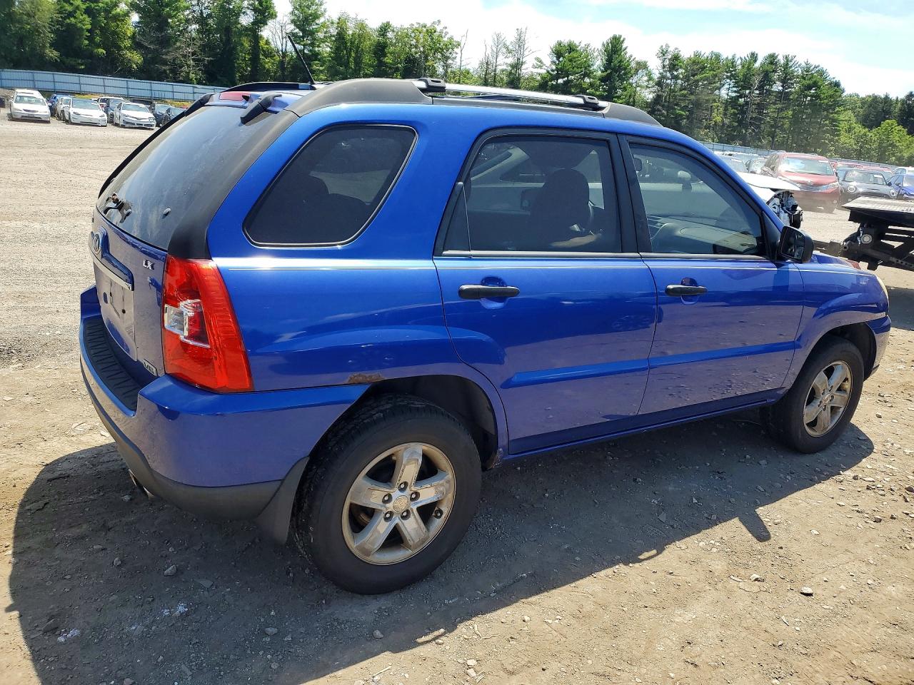 2009 Kia Sportage Lx Синий vin: KNDJE723897602770