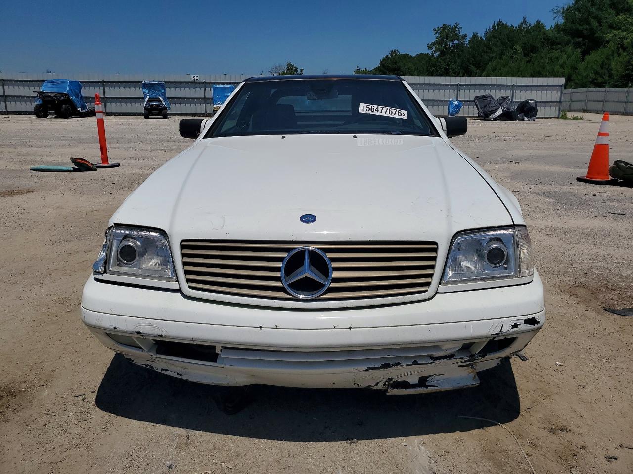 1997 Mercedes-benz Sl 500 White vin: WDBFA67F4VF140429