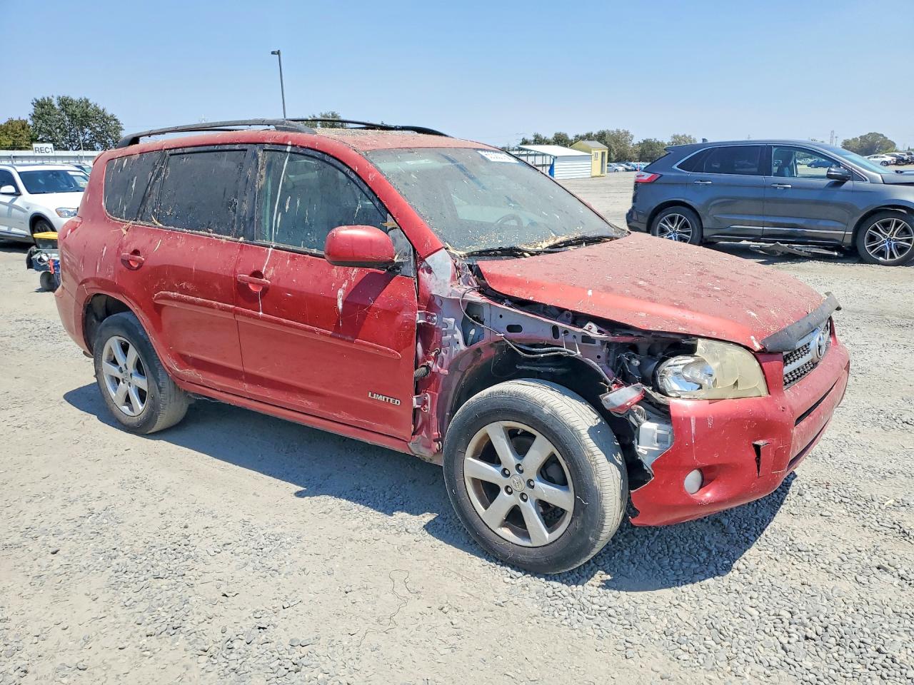 2007 Toyota Rav4 Limited Красный vin: JTMBK31V575026363