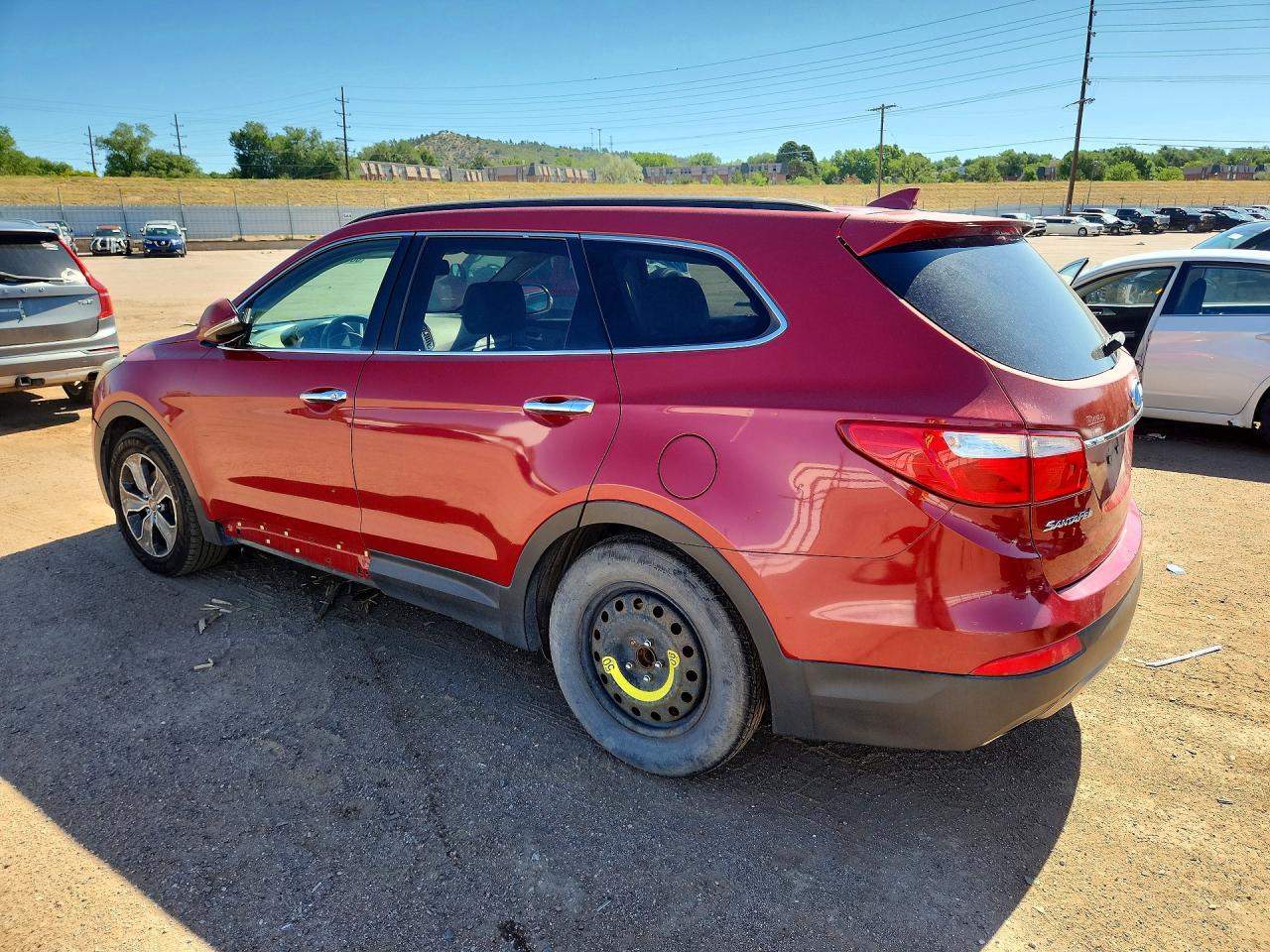 2013 Hyundai Santa Fe Gls Red vin: KM8SN4HF6DU002212