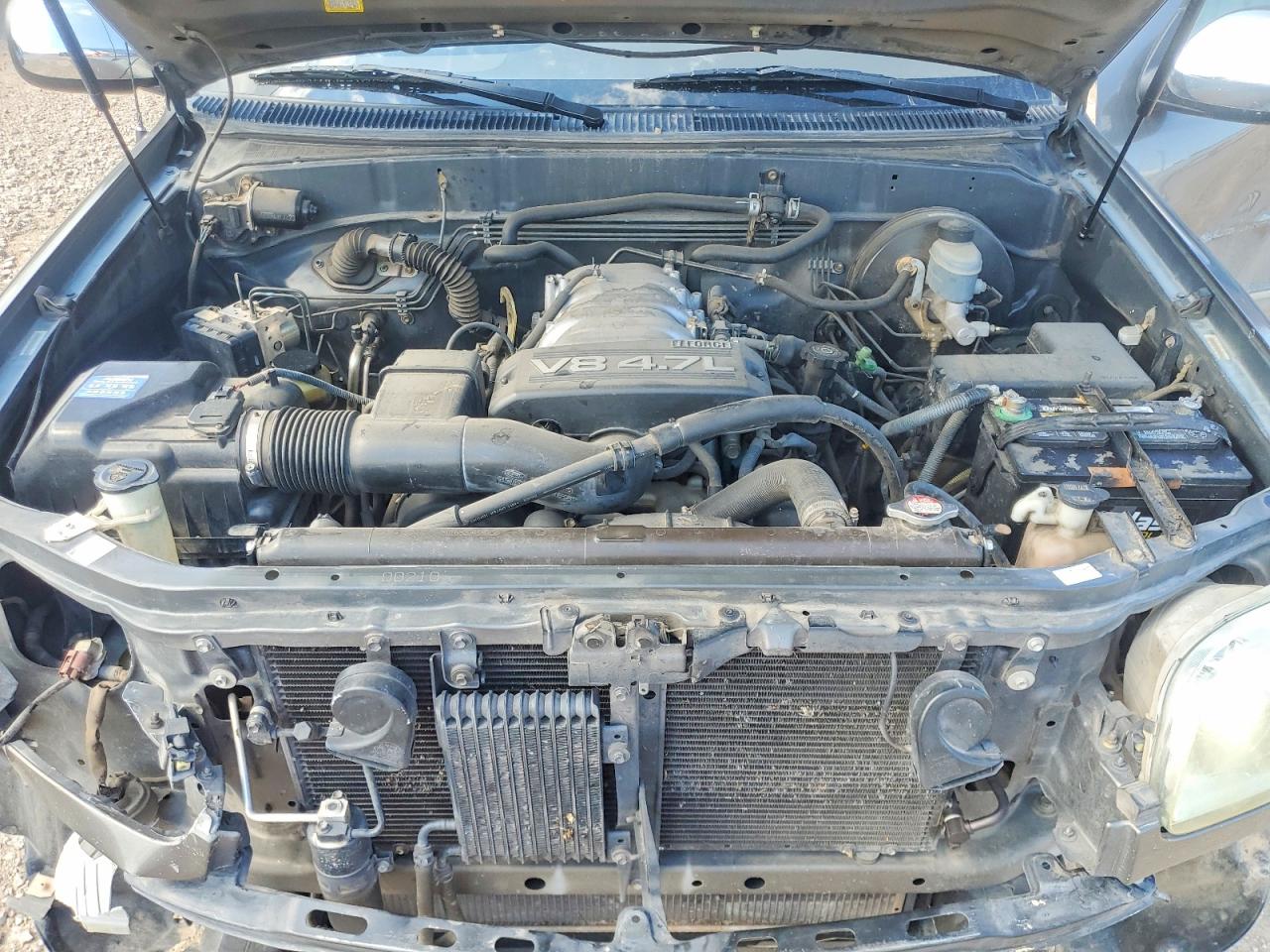 2004 Toyota Tundra Sr5 Gray vin: 5TBBT44144S450871