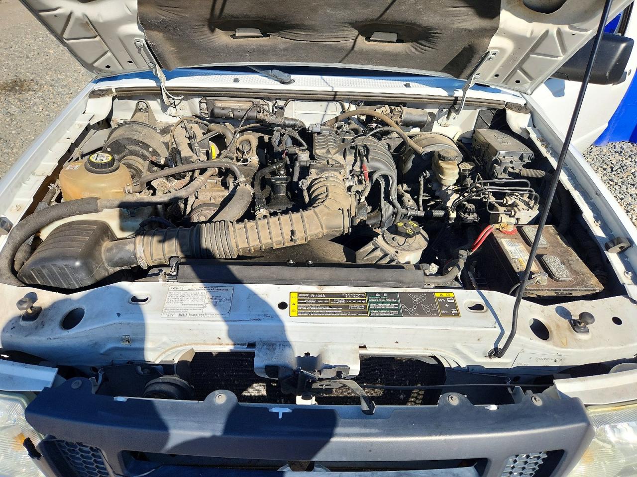 2006 Ford Ranger White vin: 1FTYR10D06PA49619