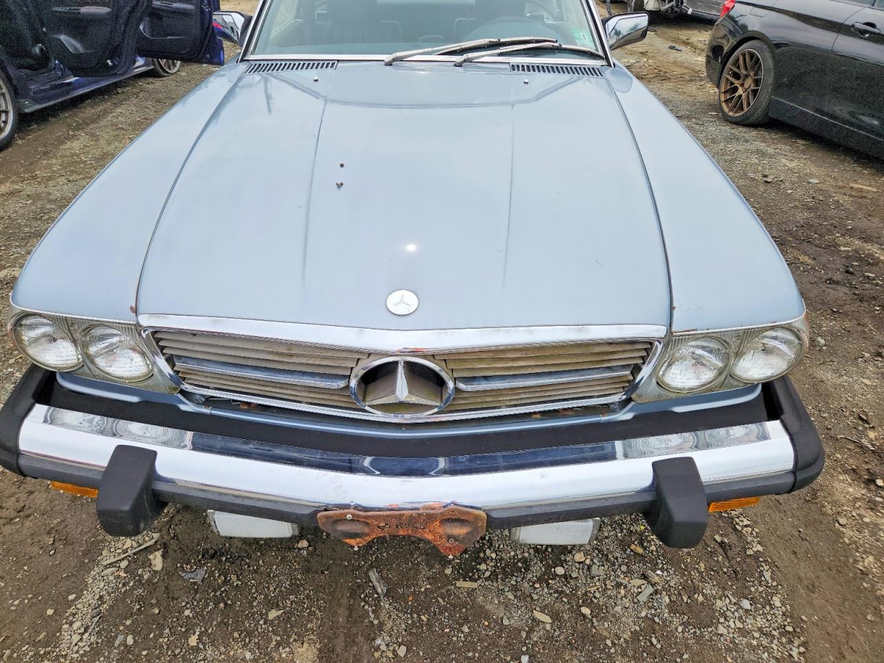 1984 Mercedes-benz 380 Sl Silver vin: WDBBA45A6EA005430