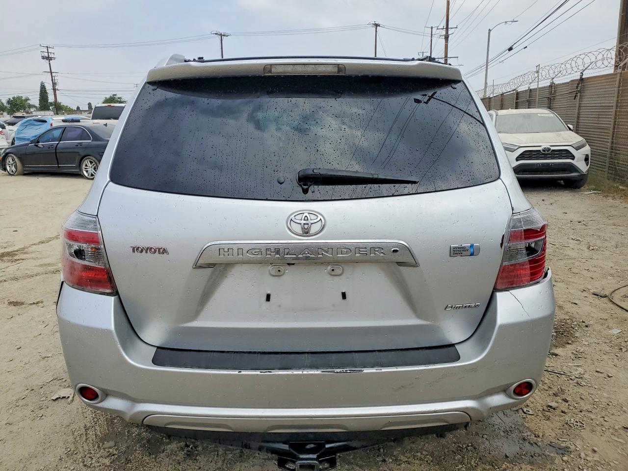 2008 Toyota Highlander Hybrid Limited Silver vin: JTEEW44A982010424