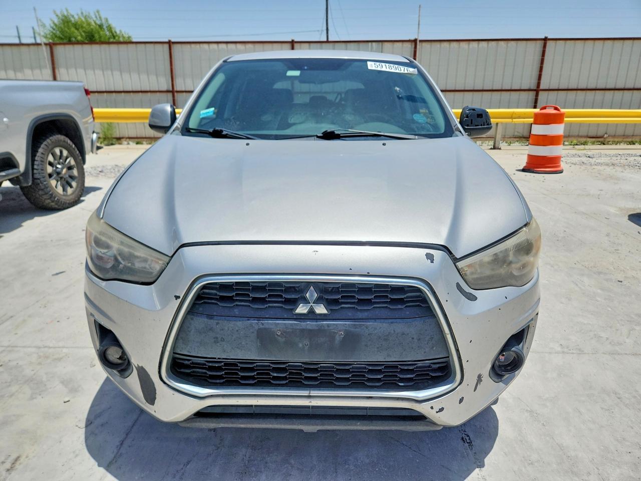 2014 Mitsubishi Outlander Sport Se Silver vin: 4A4AP4AU4EE019503