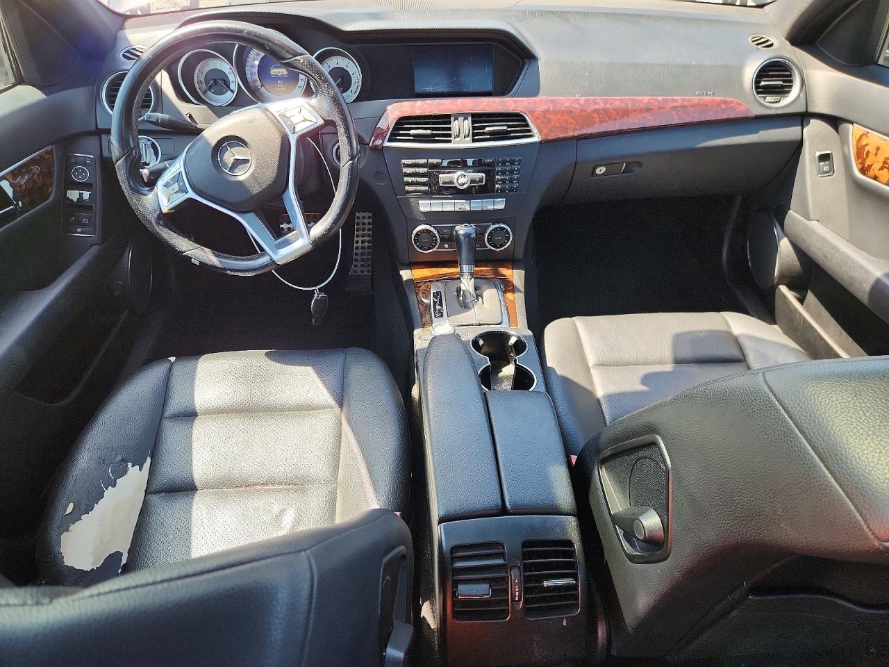 2012 Mercedes-benz C 250 Black vin: WDDGF4HB9CA614303