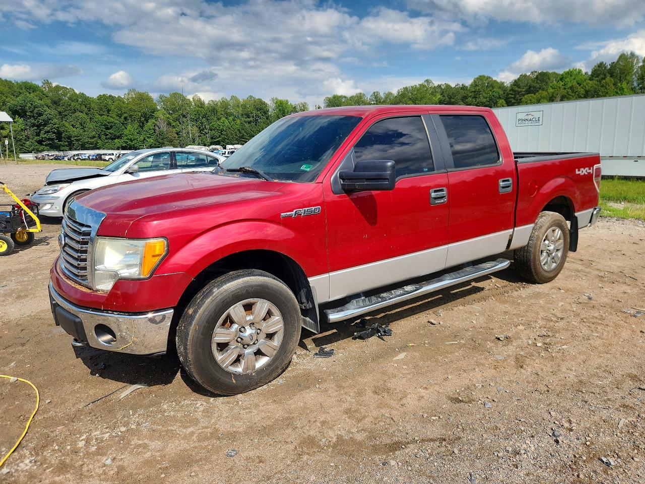 2010 Ford F150 Supercrew Red vin: 1FTFW1EV1AFD08229