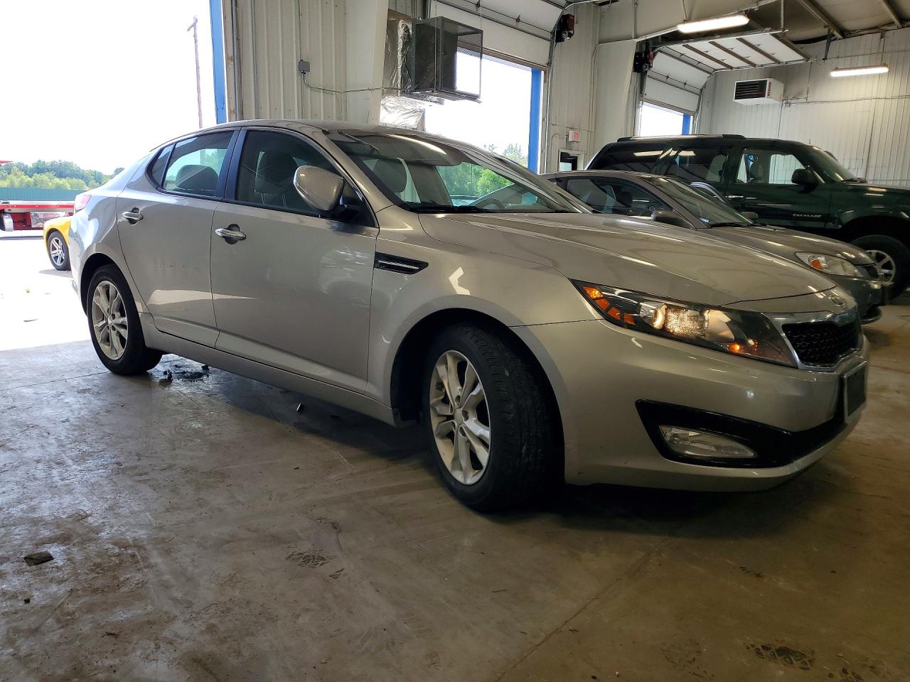 2012 Kia Optima Ex Silver vin: 5XXGN4A7XCG043430