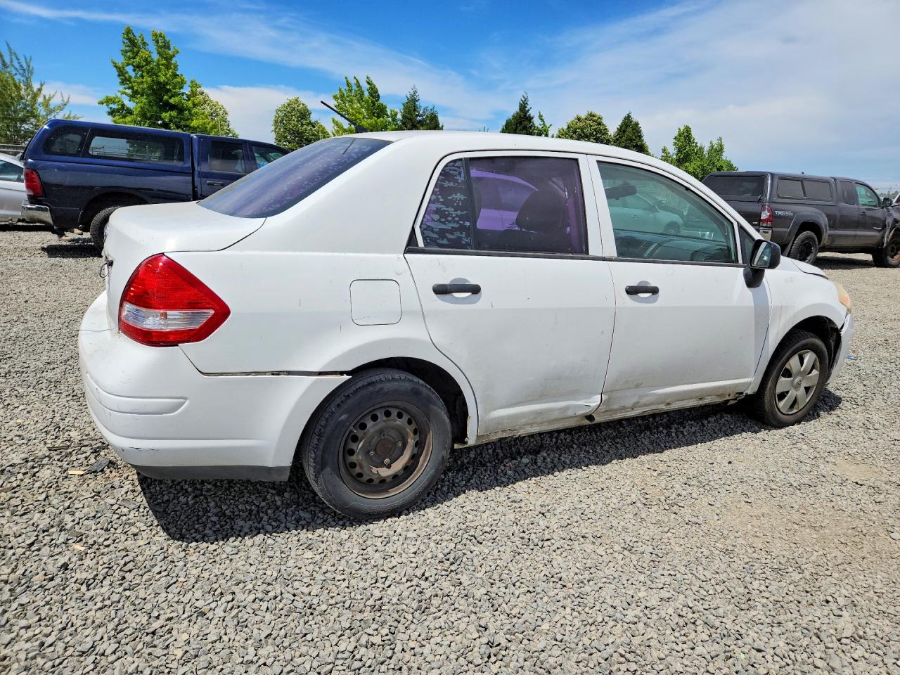 2011 Nissan Versa S White vin: 3N1CC1AP6BL419226