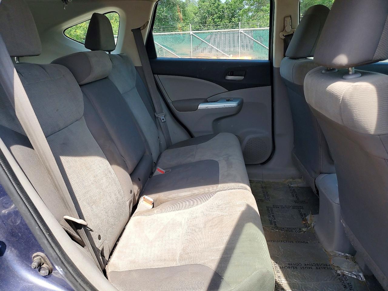 2013 Honda Cr-v Lx Blue vin: 5J6RM4H33DL015575