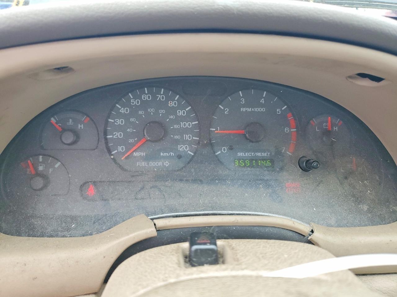 2003 Ford Mustang Синий vin: 1FAFP40443F317755