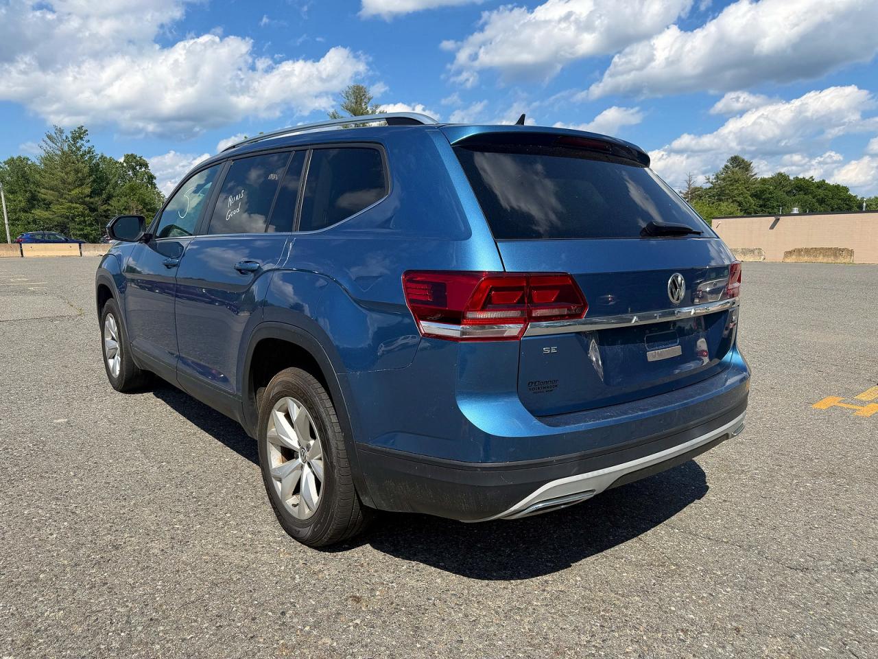 2019 Volkswagen Atlas Se Blue vin: 1V2UR2CA3KC548517