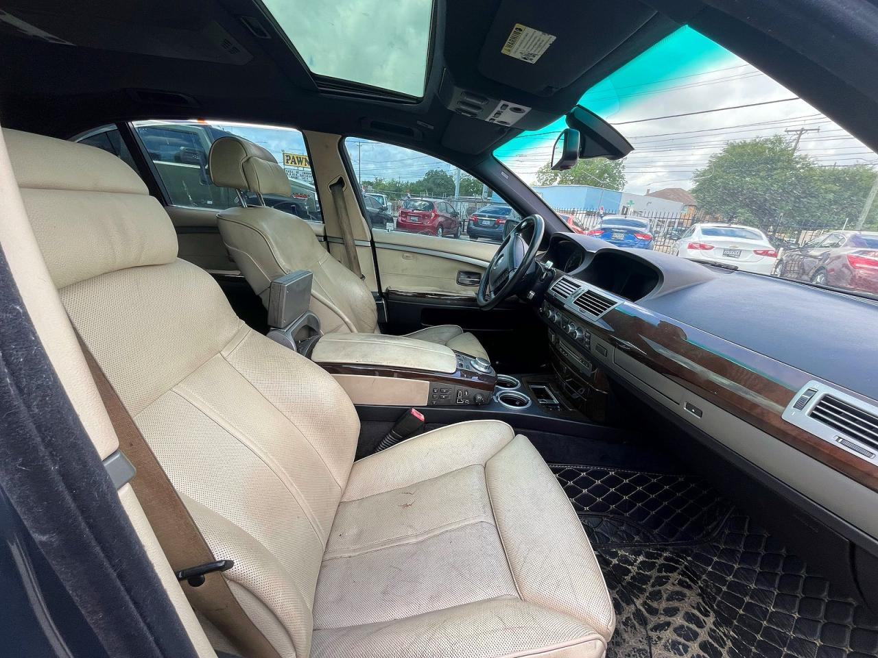 2008 Bmw 750 Li Blue vin: WBAHN83548DT77748