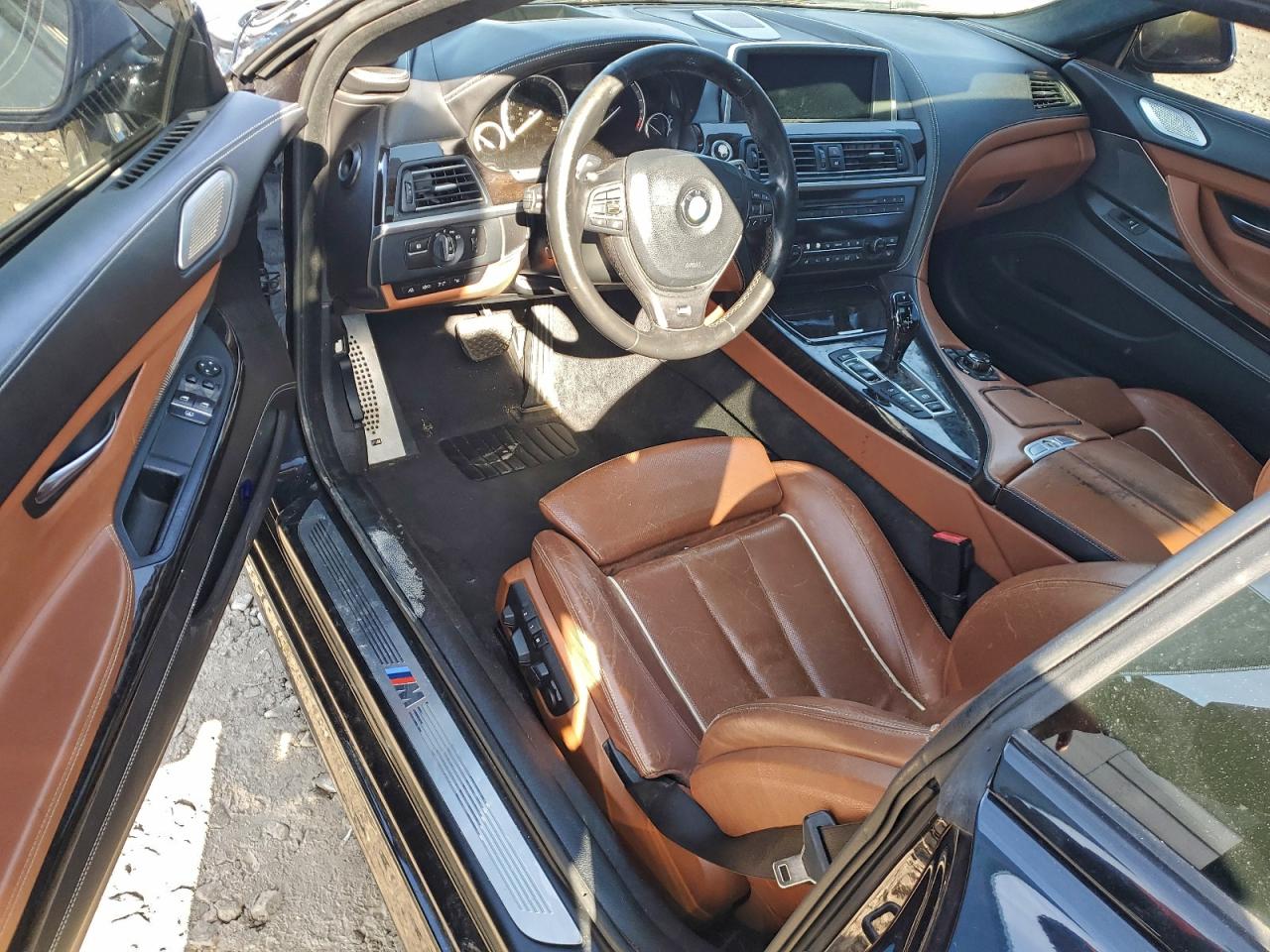 2013 Bmw 650 Xi Black vin: WBAYM1C5XDDZ02655