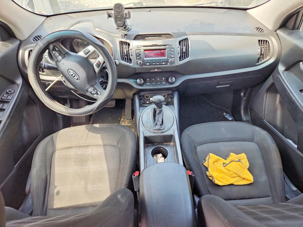 2012 Kia Sportage Lx Black vin: KNDPB3A21C7213674