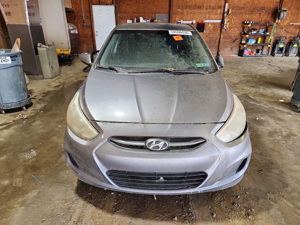 2015 Hyundai Accent Gs Gray vin: KMHCT5AE9FU220861