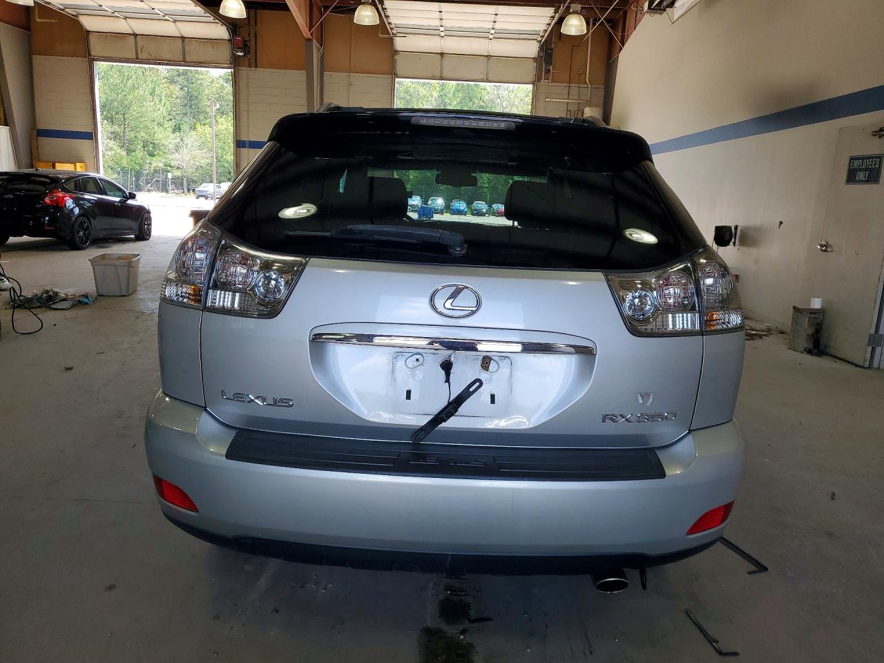 2008 Lexus Rx 350 Silver vin: 2T2HK31U58C059977