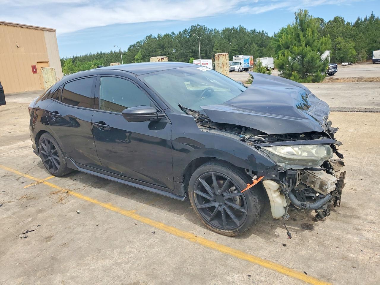 2020 Honda Civic Sport Черный vin: SHHFK7H49LU224781