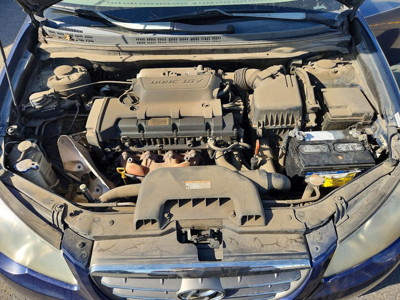 2008 Hyundai Elantra Gls Blue vin: KMHDU46D78U360969