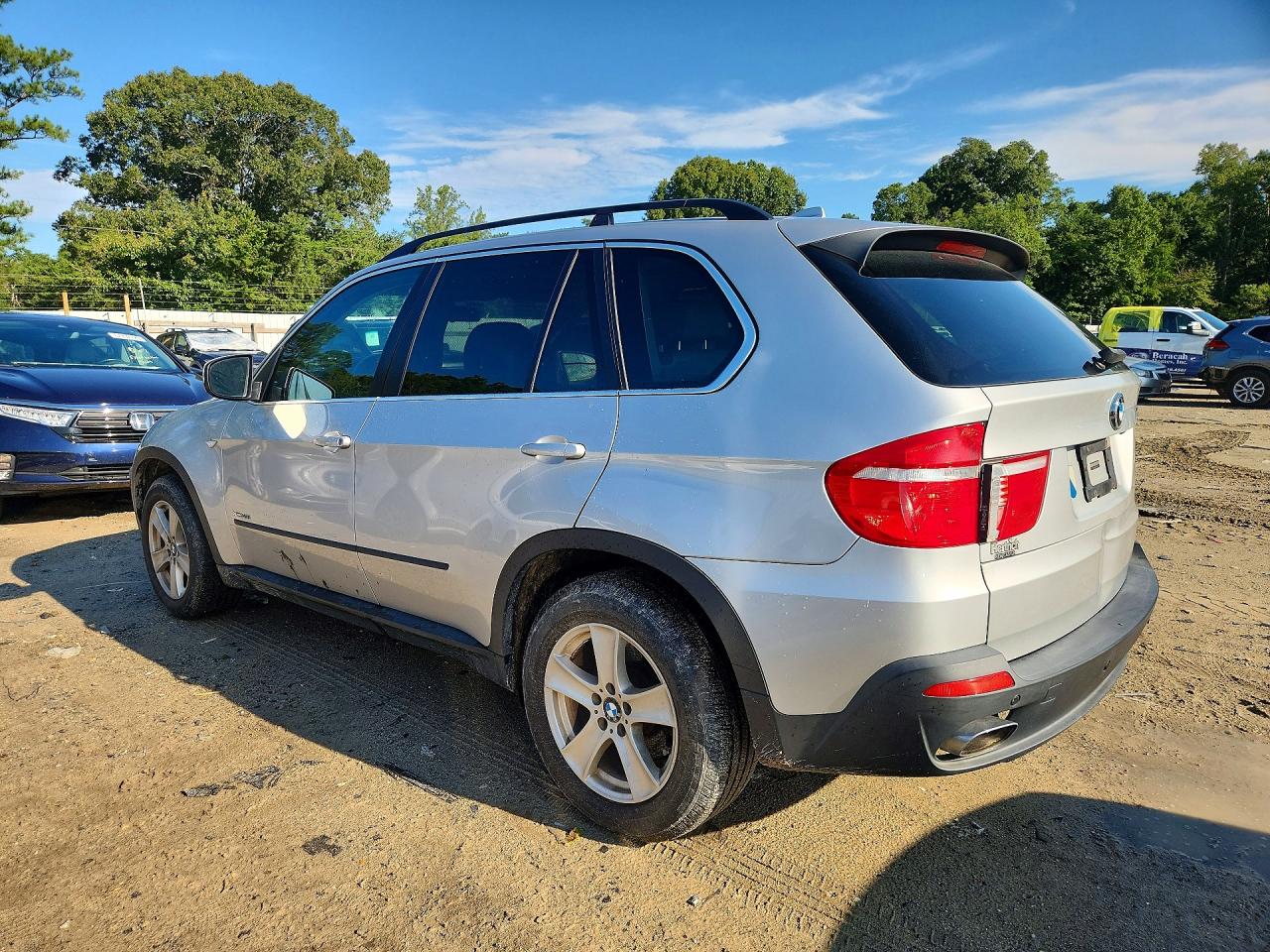 2009 Bmw X5 Xdrive48i Silver vin: 5UXFE83569L310021