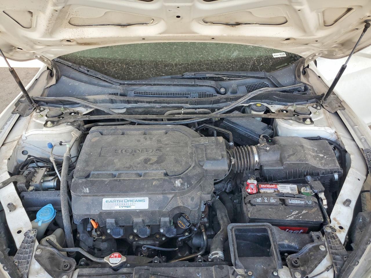 2013 Honda Accord Exl White vin: 1HGCR3F87DA013119