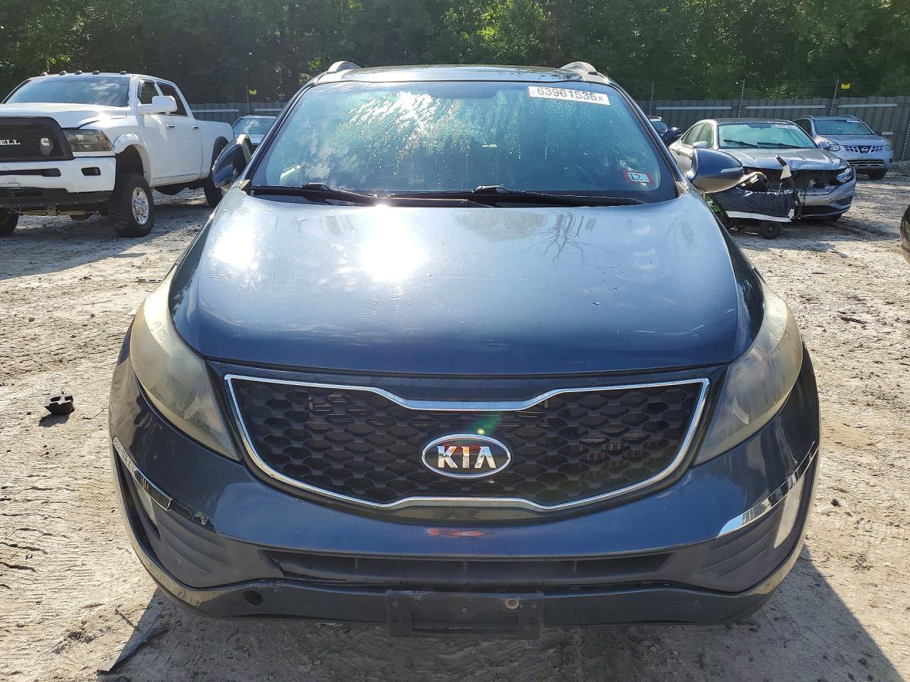 2012 Kia Sportage Sx Blue vin: KNDPCCA6XC7172428