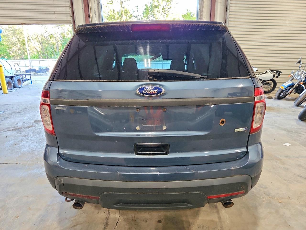 2013 Ford Explorer Police Interceptor Синий vin: 1FM5K8AR4DGC87850