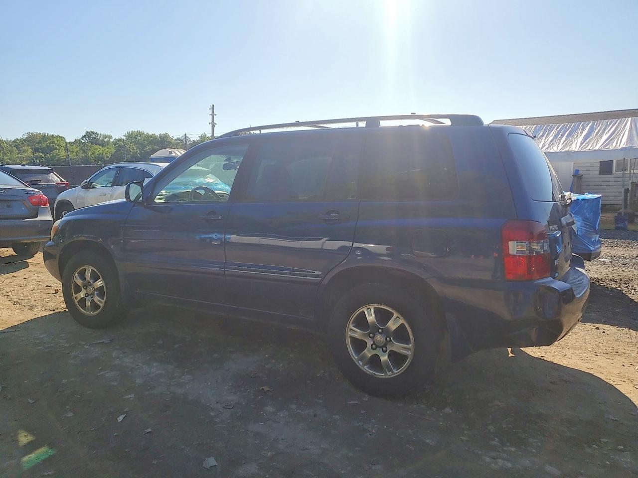 2006 Toyota Highlander Limited Blue vin: JTEGP21AX60122883