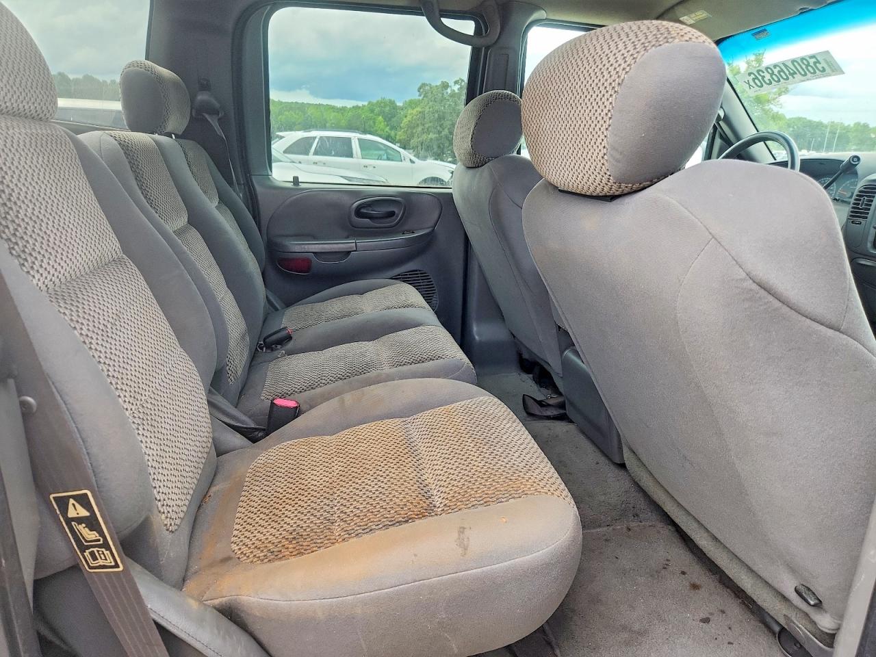 2002 Ford F150 Supercrew Серый vin: 1FTRW07652KC90002