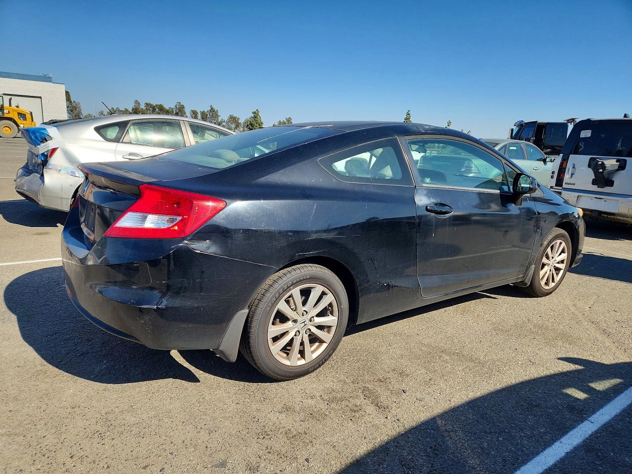 2012 Honda Civic Ex Black vin: 2HGFG3B8XCH538961