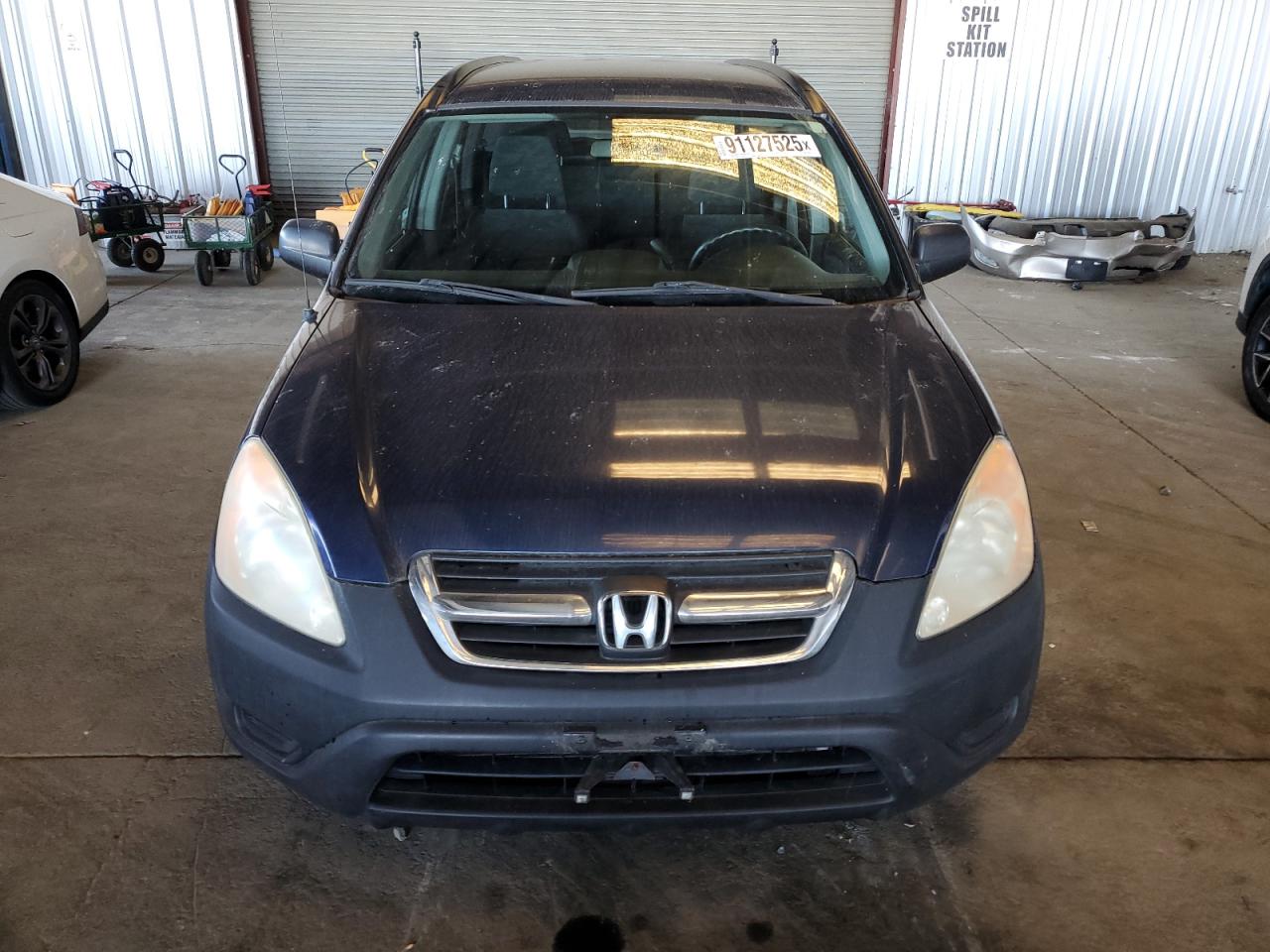 2004 Honda Cr-v Lx Blue vin: JHLRD68464C022534