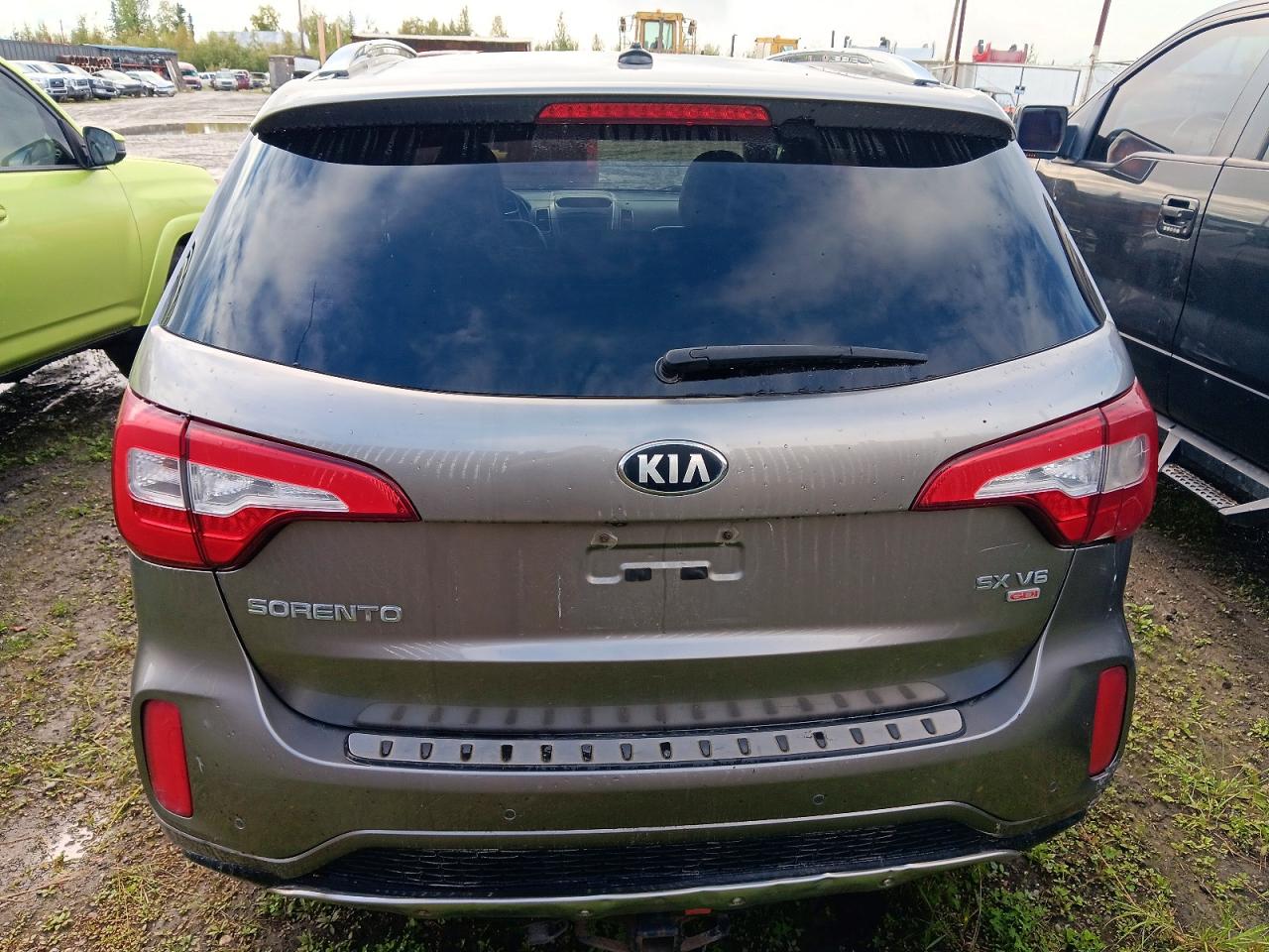 2014 Kia Sorento Sx Gray vin: 5XYKWDA70EG460724