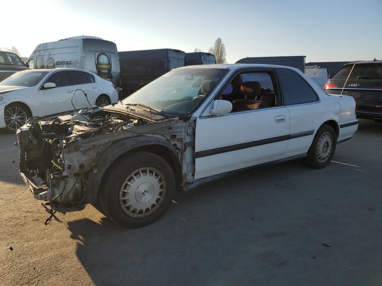 1990 Honda Accord Ex White vin: 1HGCB7266LA031867