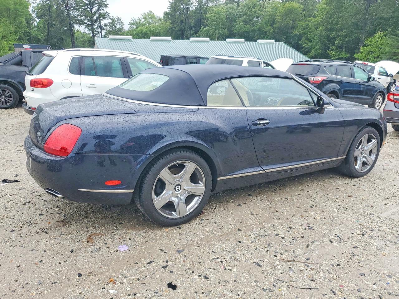 2007 Bentley Continental Gtc Blue vin: SCBDR33W07C044133