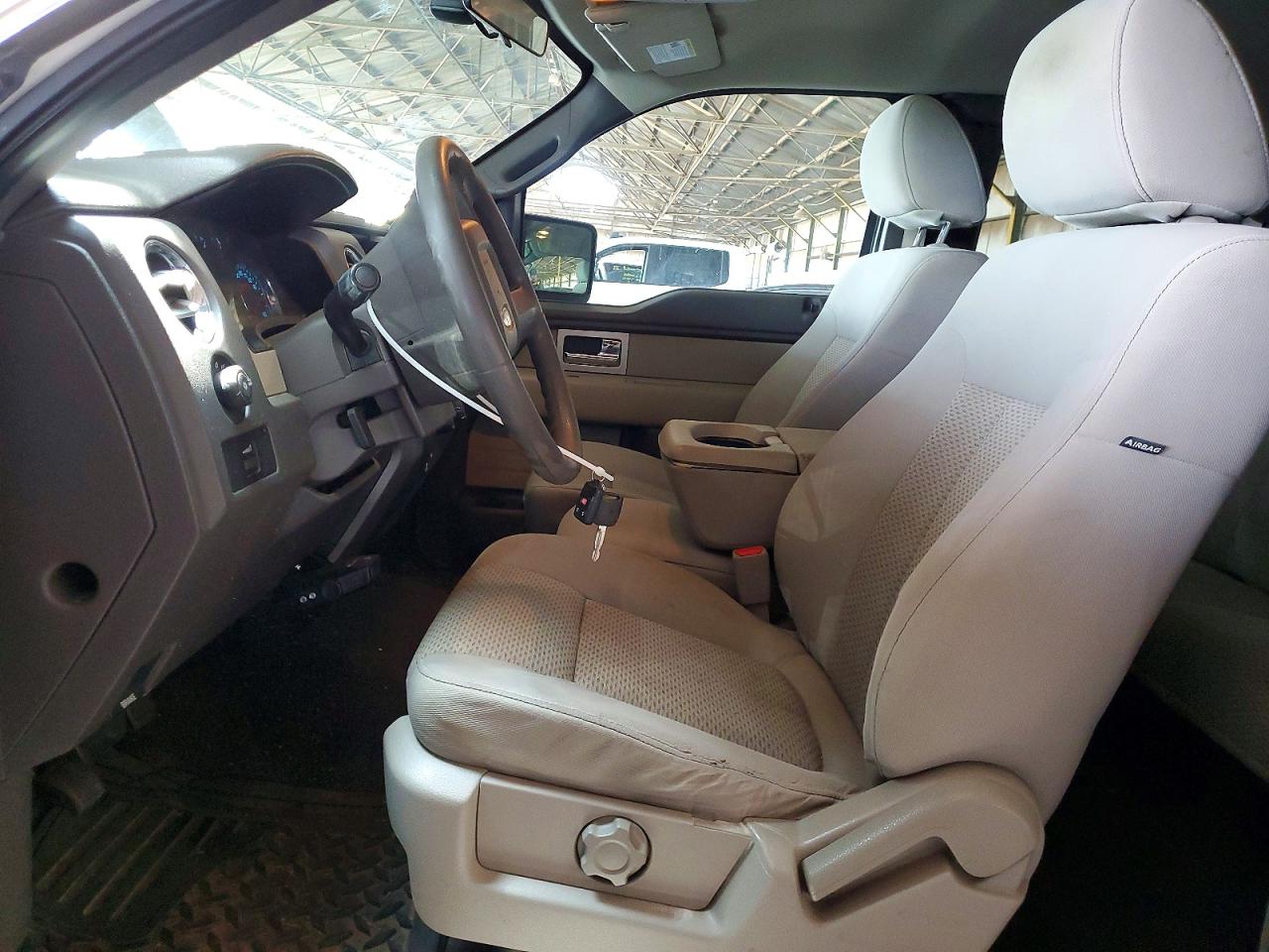 2010 Ford F150 Super Cab White vin: 1FTEX1C85AFC53256